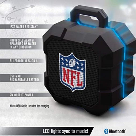 NFL NY Giants Bluetooth LED Wireless Speak… - Picture 1 of 2